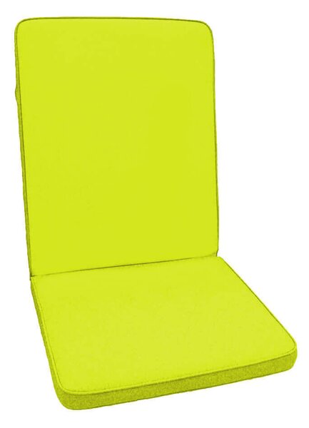 Cuscino Real Medio 90x40x4 cm in Poliestere Verde