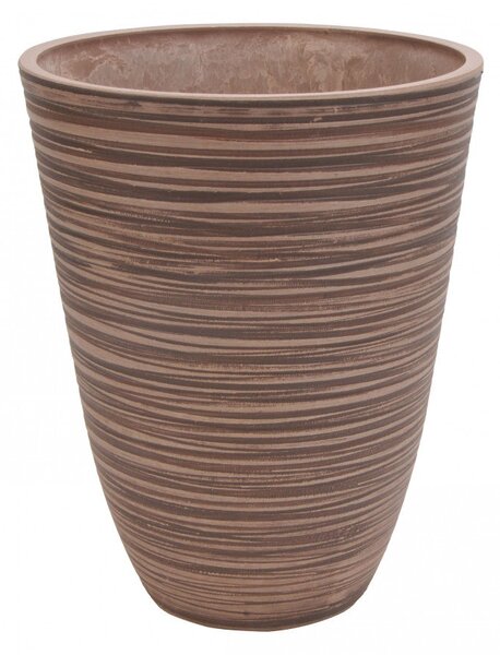 Vaso Piccolo Anemone Ø25,5x32,5 cm in Fibra sintetica Taupe