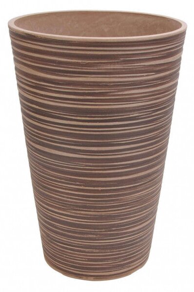 Vaso Piccolo Azalea Ø31x46 cm in Fibra sintetica Taupe