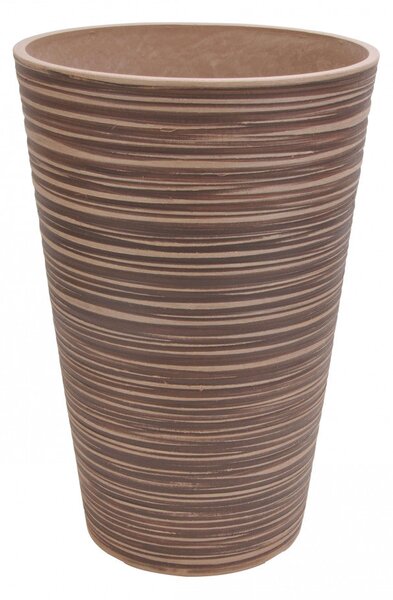 Vaso Piccolo Azalea Ø31x46 cm in Fibra sintetica Taupe