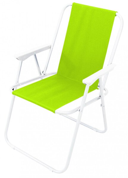 Spiaggina Pieghevole 52x37x38,5/74h cm in Acciaio Vari Colori