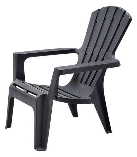 Poltrona Maryland 73x80x88 h cm in Polipropilene Nero