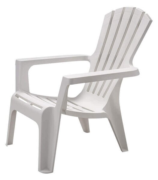 Poltrona Maryland 73x80x88 h cm in Polipropilene Bianco