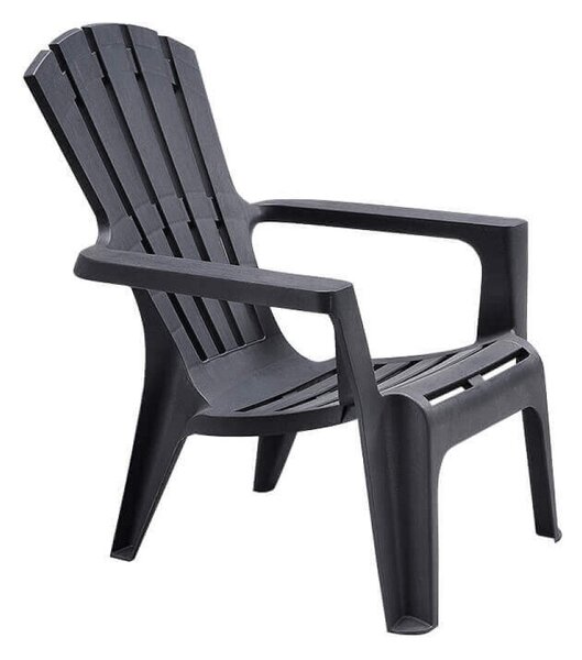 Poltrona Maryland 73x80x88 h cm in Polipropilene Nero