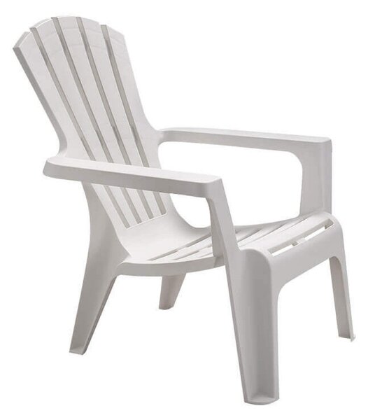 Poltrona Maryland 73x80x88 h cm in Polipropilene Bianco