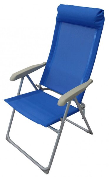 Poltrona Miami 47,5x43x44/120 h cm in Textilene Azzurro