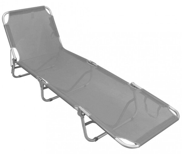 Lettino Prendisole da Giardino 190x58x25h cm in Alluminio Vari Colori