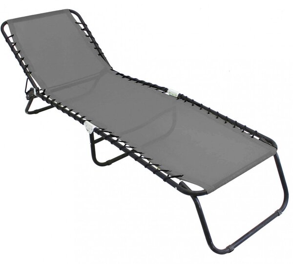 Lettino Prendisole da Giardino 186x59x25h cm in Textilene Vari Colori