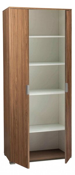 Armadio 2 Ante 75x38x174 h cm in Truciolare bilaminato Marrone