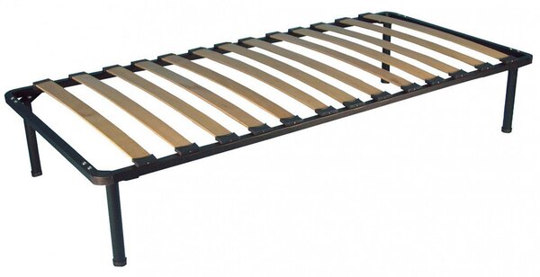 Rete Ortopedica Sanremo Singola 80x190x30 h cm in Acciaio Nero