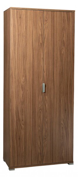 Armadio 2 Ante 75x38x174 h cm in Truciolare bilaminato Marrone