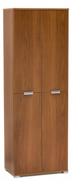 Armadio 4 Ante 60x38x174 h cm in Truciolare bilaminato Marrone
