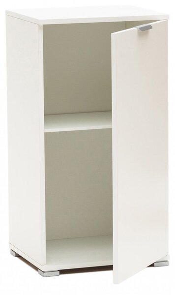 Mobiletto 1 Anta 45x38x85 h cm in Truciolare bilaminato Bianca