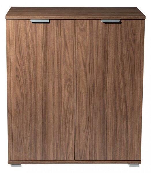Mobiletto 2 Ante 75x38x85 h cm in Truciolare bilaminato Noce