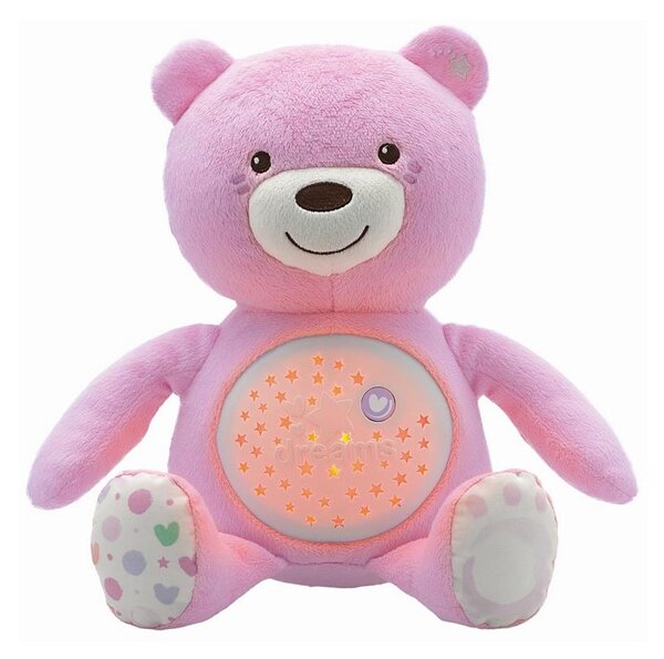 Chicco - Proiettore con melodia BABY BEAR 3xAAA rosa