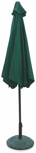 Ombrellone Rotondo da Giardino Ø3 m Palo Ø38 mm in Alluminio Soriani Cuba Verde