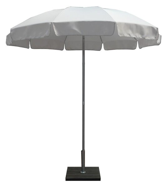Ombrellone da Giardino Ø2,4 m Palo Ø33 mm in Acciaio Maffei Novara Grigio