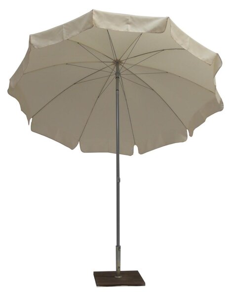 Ombrellone da Giardino Ø2,4 m Palo Ø33 mm in Acciaio Maffei Novara Ecru