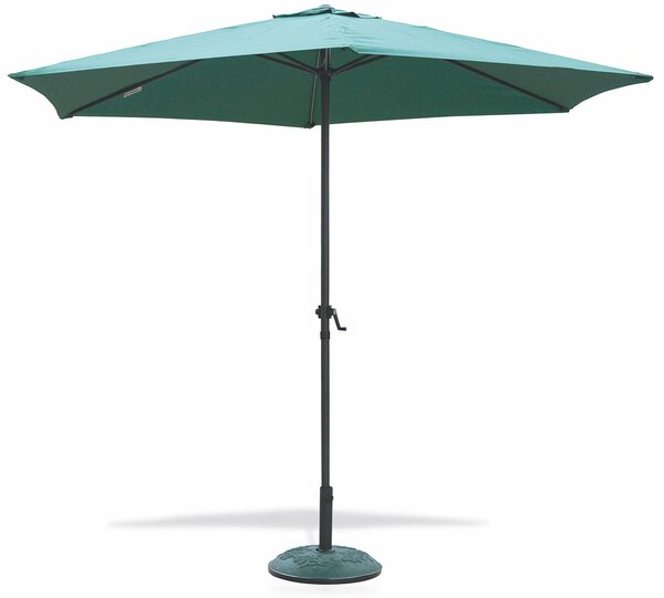 Ombrellone Rotondo da Giardino Ø3 m Palo Ø38 mm in Alluminio Soriani Cuba Verde