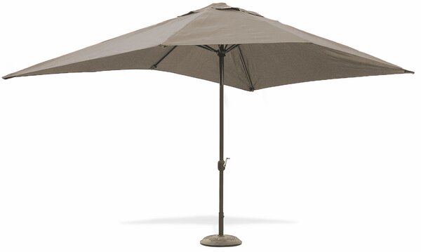 Ombrellone da Giardino 3x4 m Palo Ø48 mm in Alluminio Soriani Tortora