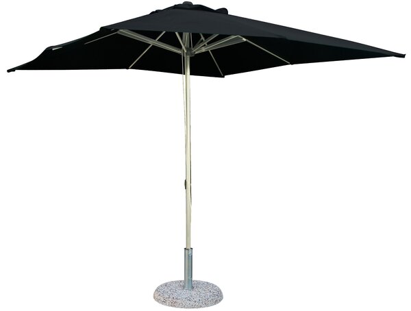 Ombrellone da Giardino in Alluminio Lucido 3x3m Morel Nero