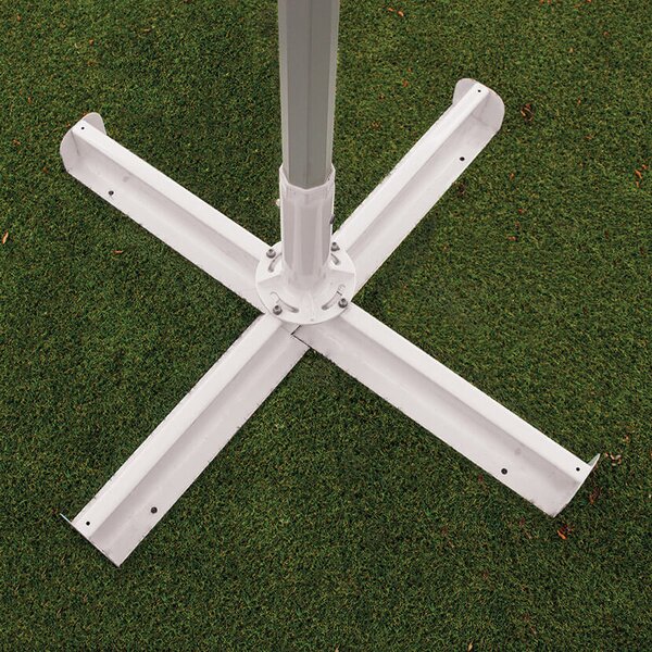 Ombrellone da Giardino 4x4 m Palo Ø65 mm in Alluminio Kraus Dieci Bianco
