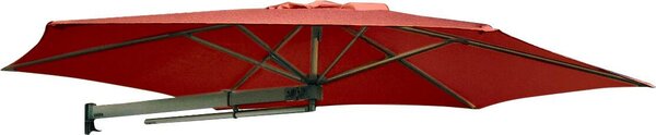 Ombrellone da Giardino a Parete Ø2,70m Maffei Parrot P3 Rosso