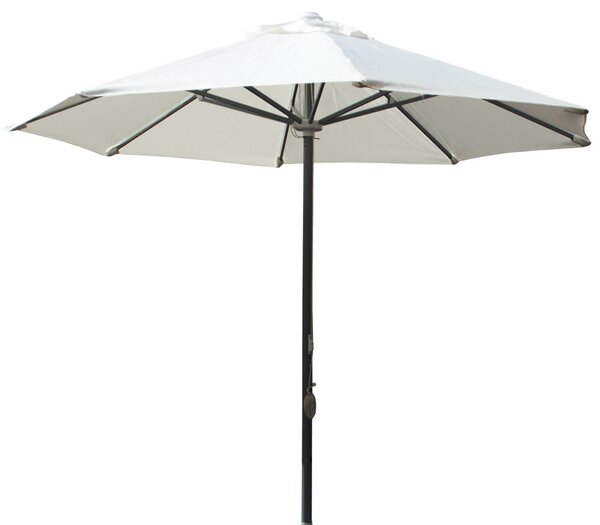Ombrellone da Giardino Ø2,7 m Palo Ø48 mm in Alluminio Kraus Tre Bianco