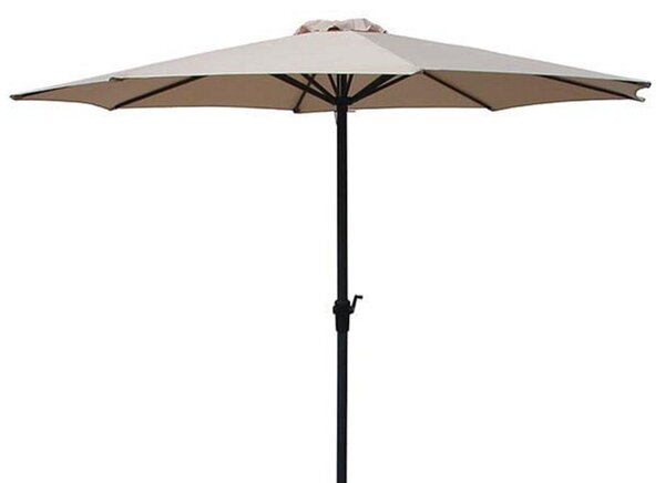 Ombrellone da Giardino Ø3 m Palo Ø48 mm in Metallo Becker Beige