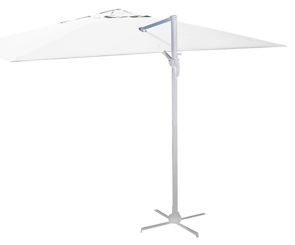 Ombrellone da Giardino Decentrato 2x3m in Alluminio New Michigan Bianco