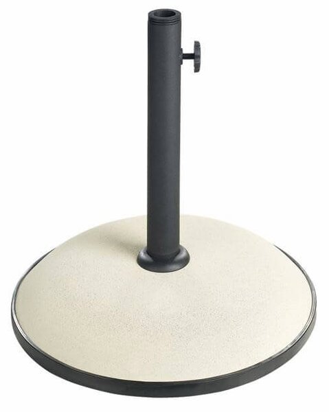 Base per Ombrellone da Giardino Ø41,5 cm in Cemento Bianco