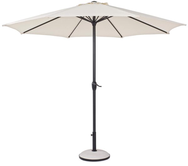Ombrellone da Giardino Ø3 m Palo Ø46 mm in Alluminio Telo in Poliestere Ecrù