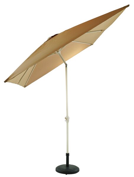 Ombrellone da Giardino 3x2 m Palo Ø38 mm in Alluminio e Poliestere Taupe