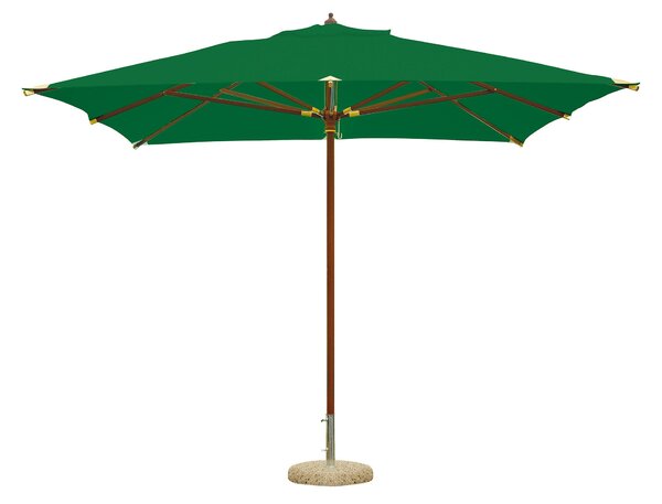 Ombrellone da Giardino 3x2 m Palo Ø48 mm in Polietilene Verde