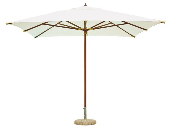 Ombrellone da Giardino 3x2 m Palo Ø48 mm Telo in Polietilene Ecrù