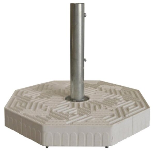 Tappetino Anti-Sabbia per Base Ombrellone da Giardino Ø60 cm Tapì Bianco