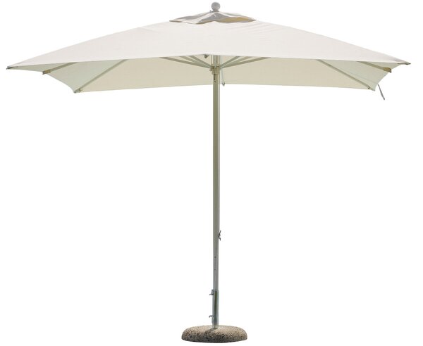 Ombrellone da Giardino 3x3 m Palo Ø48 mm in Alluminio Telo Bianco