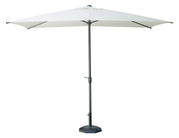 Ombrellone da Giardino 3x2 m Palo Ø48 mm Telo in Polietilene Ecrù