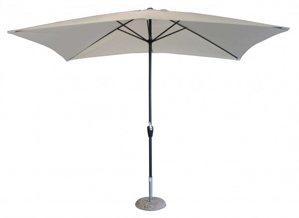 Ombrellone da Giardino 2x3 m Palo Ø38 mm Poly Eco in Acciaio Antracite