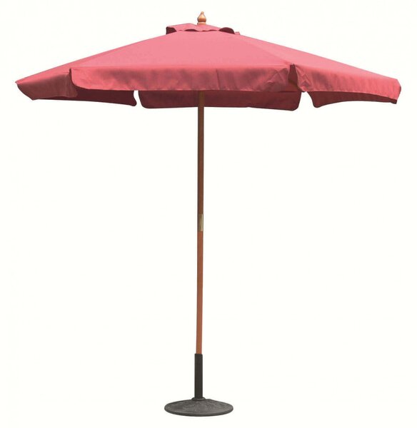 Ombrellone da Giardino 3x4 m Palo Ø48 mm Fantasy in Legno Rosso