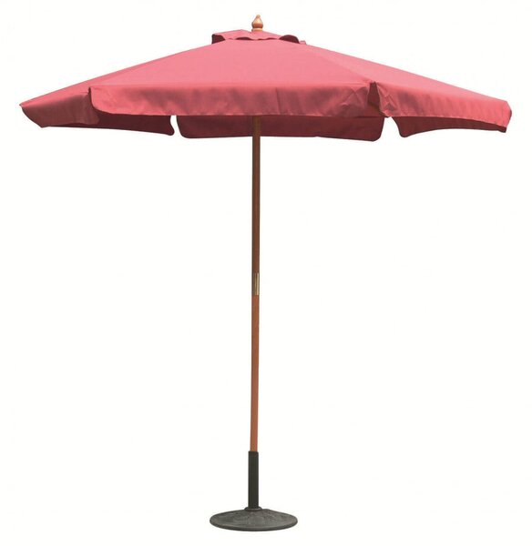 Ombrellone da Giardino 3x4 m Palo Ø48 mm Fantasy in Legno Rosso