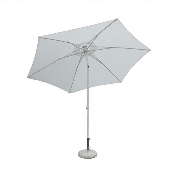 Ombrellone da Giardino Ø3 m Palo Ø38 mm Nice in Alluminio Bianco