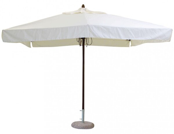 Ombrellone da Giardino 3x4 m Palo Ø48 mm Venere in Legno Marrone