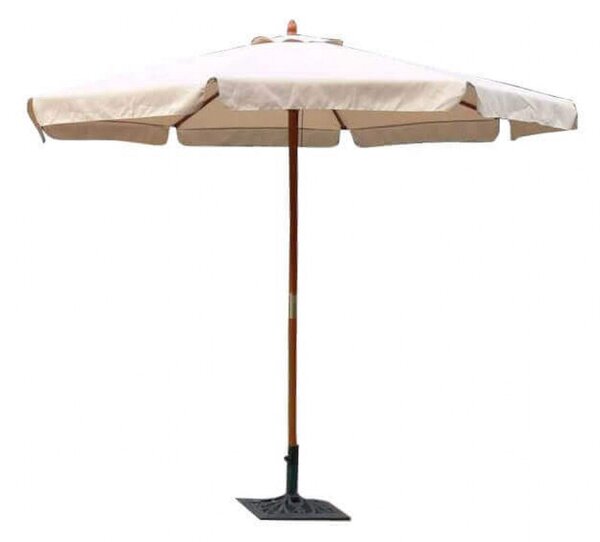 Ombrellone da Giardino Ø3 m Palo Ø48 mm Venere in Legno Marrone