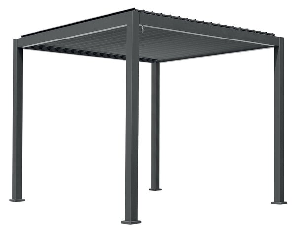 Pergola da Giardino 3x3m in Alluminio Antracite