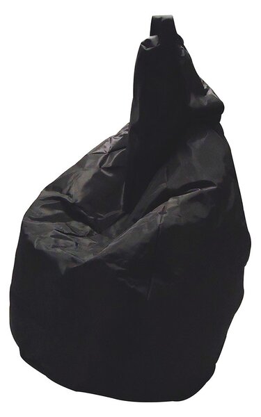 Poltrona a Sacco Comodone in Nylon Nero Fadi