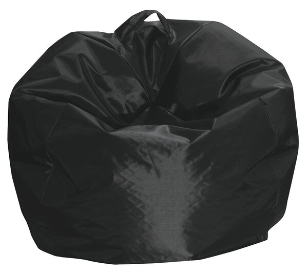 Poltrona a Sacco Pouf Comodone in Nylon Nero Fadi