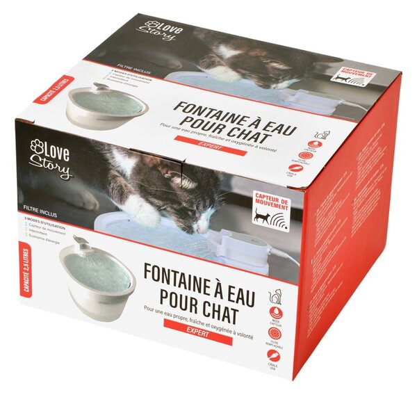 Abbeveratoio per gatto – Love Story