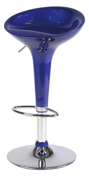 Sgabello da Bar in Abs Blu Ed Acciaio Tosini Hc 148B
