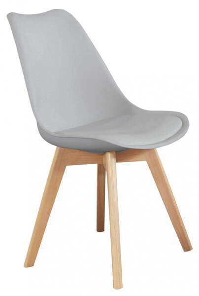Sedia Marsiglia 48x43x82 h cm in Plastica Grigio